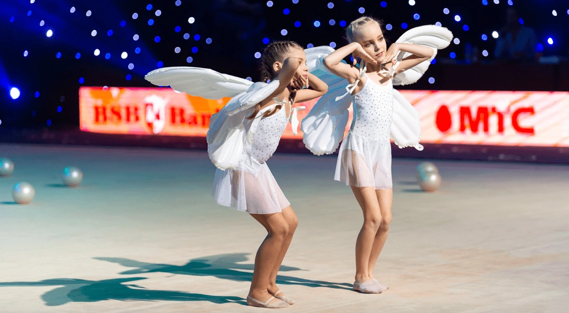 В Минске прошел турнир по художественной гимнастике Baby Cup, этот вид спорта традиционно поддерживает МТС